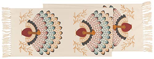 Now Designs Tommy Turkey Table Runner, Multi