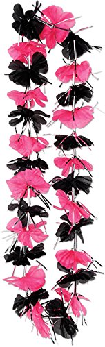 Beistle Pink & Black Party Lei