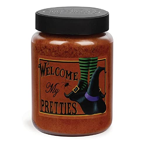 Crossroads BMS-DS422 Welcome My Pretties Buttered Maple Syrup Jar Candle, 26 oz