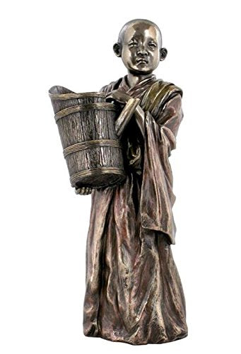 Unicorn Studio 6.75 Inch Figure Young Lama Carrying Water Bucket Decor Accessory Gift