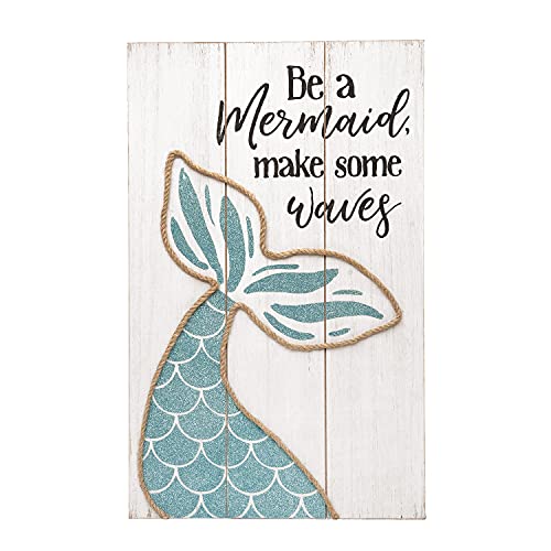 Beachcombers B25016 Mermaid Tail Wall Plaque, 19.2-inch Height