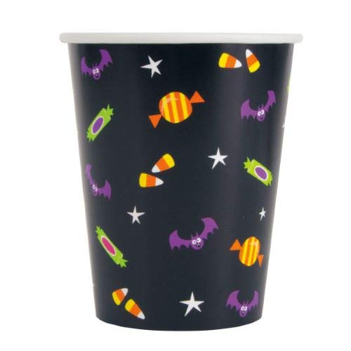 Unique Industries Cat & Pumpkin Disposable Paper Cups - 8 PCs