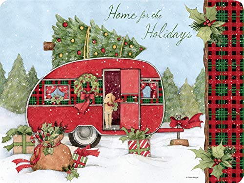 Lang Home for Christmas Cutting Board , large, Multi