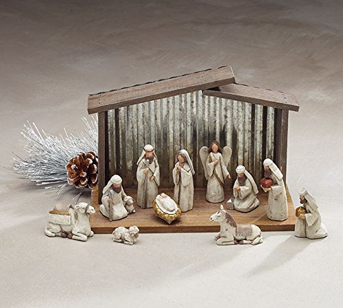 burton + BURTON Burton and Burton 9734058 Blessed Beginnings Nativity Set, Resin