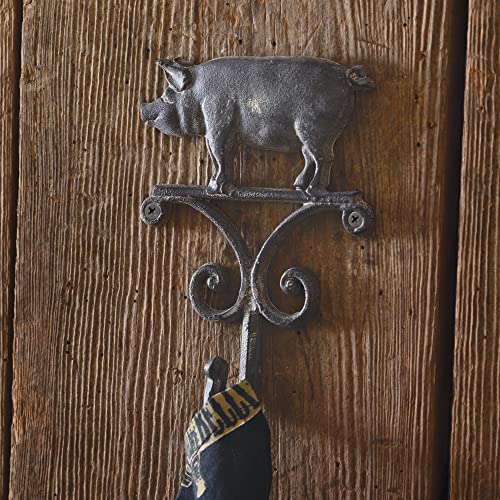 CTW Colonial Tin Works 420206 Pig Wall Hook, 7-inch Height