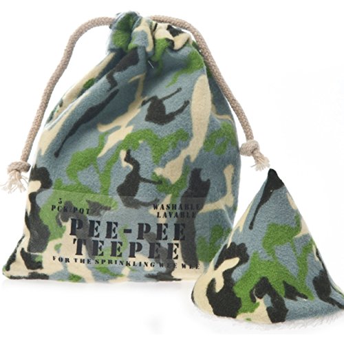 Beba Bean Pee-Pee Teepee Camo Green - Laundry Bag