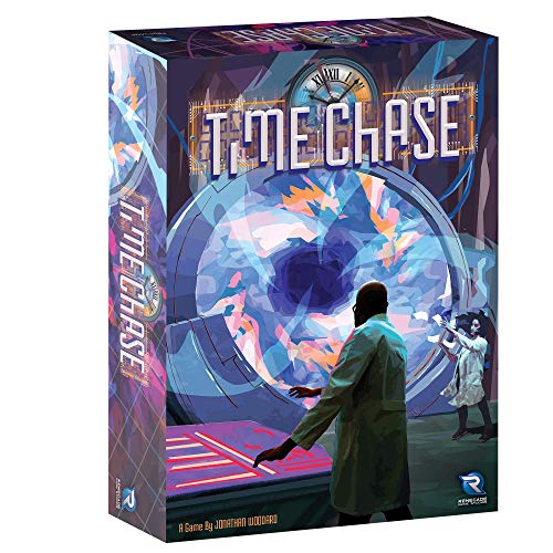 Renegade Game Studios Store Time Chase, Trick-Taking Card Game with a Time-Traveling Twist, First Player to Control Three Events in The Timeline Wins, 3-6 Players, 30 Min Play Time, Ages 10 and Up