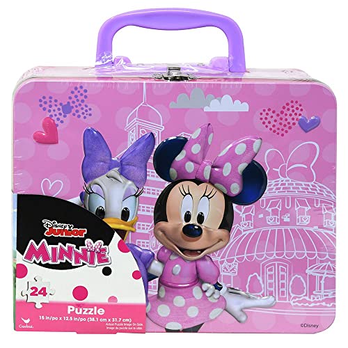 UPD Disney 24 Piece Minnie Mouse Puzzle with Tin Lunch Box