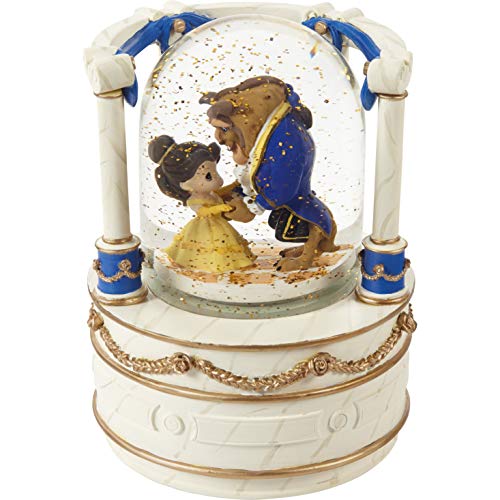 Precious Moments 203161 Disney Beauty and The Beast True Beauty is Found Within Resin/Glass Musical Snow Globe