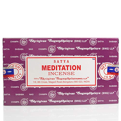 New Age Imports Satya Incense Sticks Meditation Incense Sticks 12 x 15 grams 180Grams