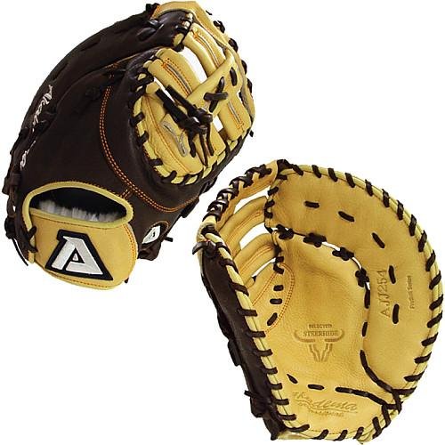 Akadema Professional 12.5" ProSoft Design Series First Base Baseball Glove (Single Post Double Bar Web)