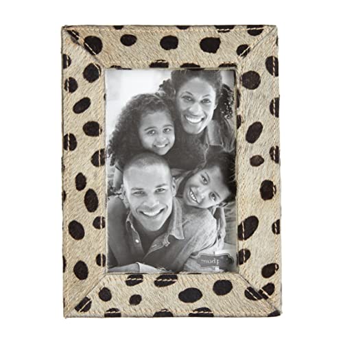 Mud Pie  Small Leopard Picture Frame, 7 3/4" x 5 3/4"