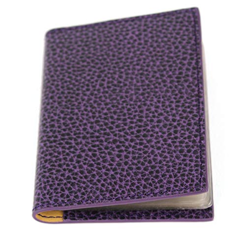 Rediform Laurige 12-Card Holder, 4.125 x 3.125 x 0.375 inches, Violet (G756.06)