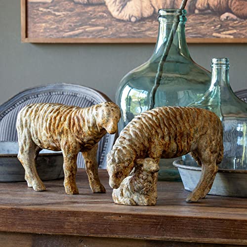 Park Hill Collection EAG01146 Country Sheep Family Figurine, Set of 2