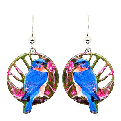Bluebird Earrings by d&