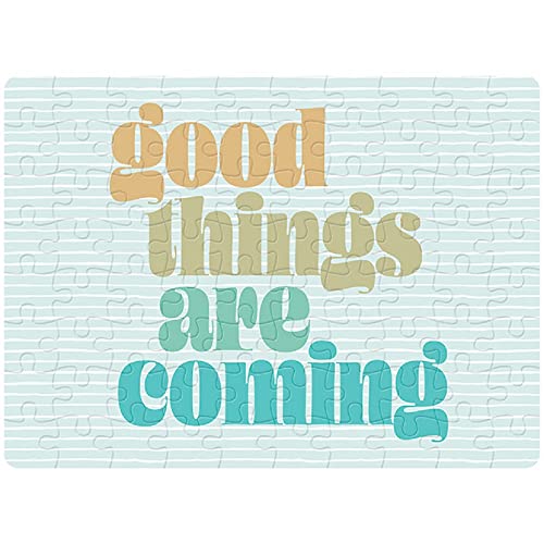 Carson Home 24673 Good Things Gift Boxed Puzzle, 8-inch Length, Iridescent Hardboard