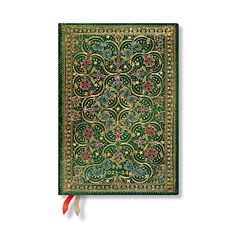 Paperblanks 2024 Pinnacle 18-Month Flexis MIDI 224 Pg Horizontal Week-At-A-Time the Queen&