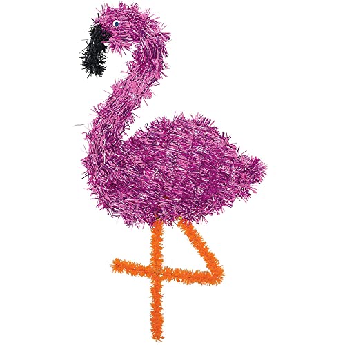 Amscan Flamingo Party Tinsel, 19" x 10"