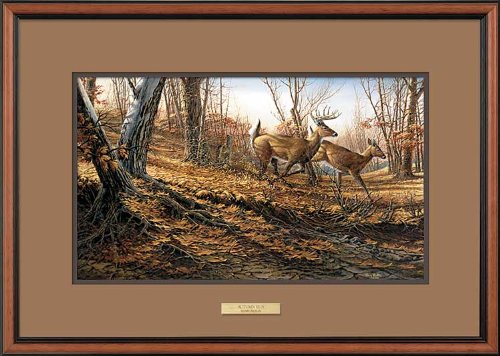 Wild Wings(MN) Autumn Run Encore II Framed Encore Print by Terry Redlin