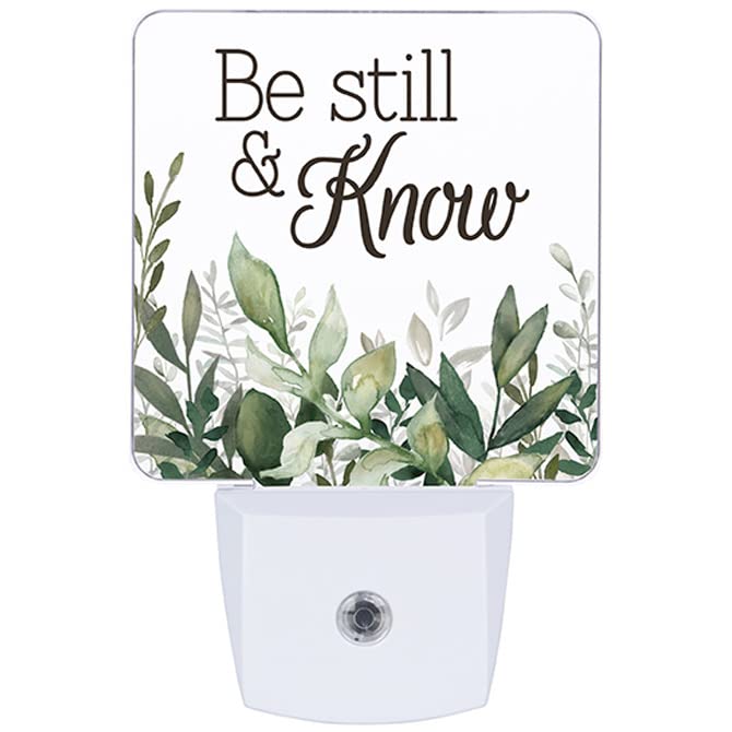 Carson Home Accents Be Still Nightlight, 4.5-inch Height, Acrylic