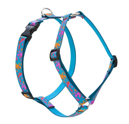 Lupine Pet Originals 3/4" Wet Paint 20-32" Adjustable Roman Dog Harness for Medium Dogs