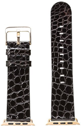 Hadley Roma AP1050RB 42R 42mm Apple Strap Alligator Gls Leather Alligator Brown Watch Strap