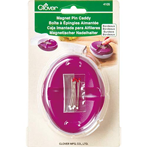 CLOVER Magnet Pin Caddy, Bordeaux