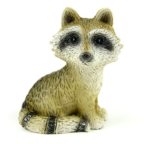 Midwest Design Touch of Nature 55705 Fairy Garden Raccoon, 2"
