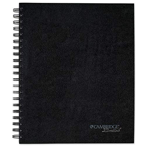 ACCO (School) Cambridge Limited Business Notebook, 8-1/2 inches X 11 inches, Hard Cover, Wirebound, Black (06100)