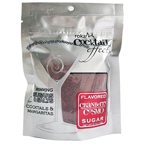 Rokz Cranberry Cosmo Cocktail Sugar, 5 Ounce