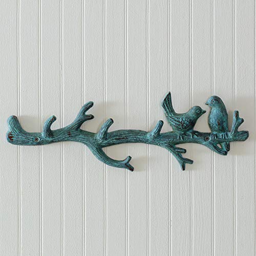CTW Home Collection 370489 Verdigris Branches Wall Hook, 16.75-inch Width