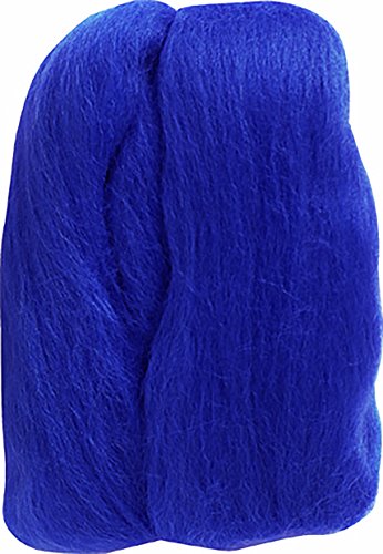 CLOVER Natural Wool Roving, Blue