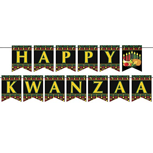 Beistle Happy Kwanzaa String Banner- 1 pc.