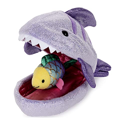 GUND 6059429 Clamshell Shark with Fish