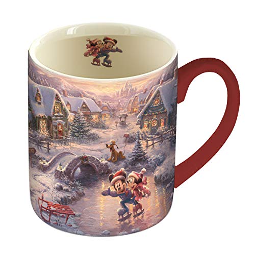 LANG 14oz Ceramic Mug - Mickey & Minnie Sweetheart Holiday