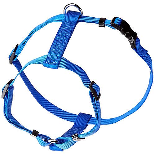 OmniPet Kwik Klip Adjustable Nylon Pet Harness, Blue, Medium