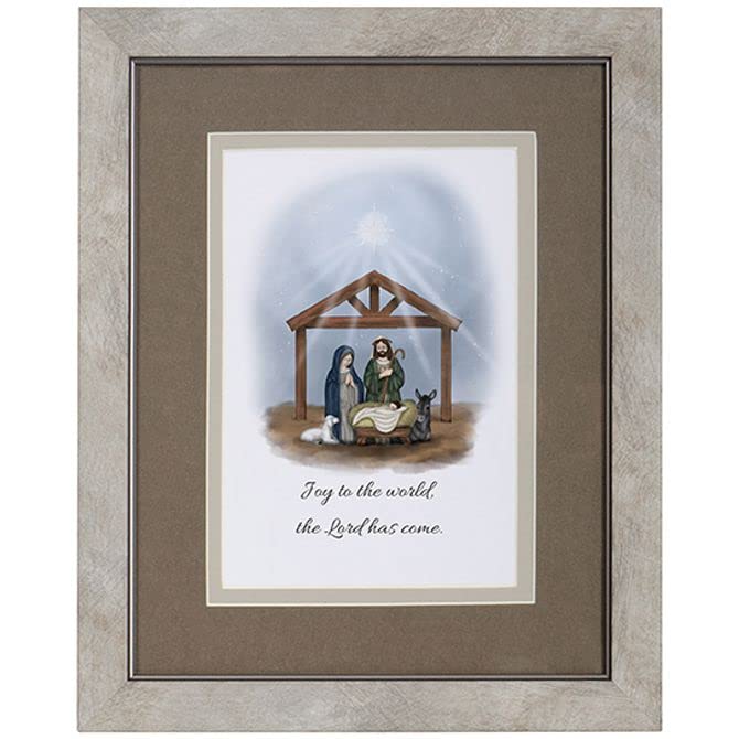 Carson Home Joy To The World Framed Blessing, 10-inch Height