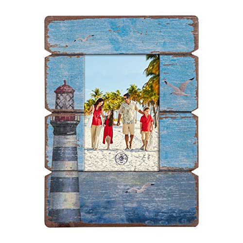 Beachcombers B22376 Lighthouse Beach Frame, 4-inches x 6-inches