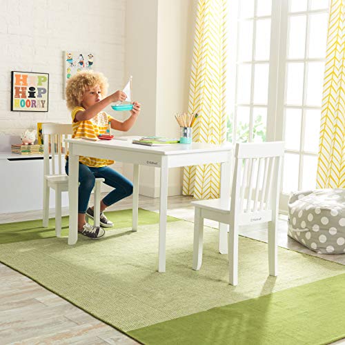 KidKraft Avalon II 3 Piece Table and Chair Set in White