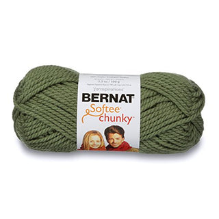 Spinrite Yarns (CA) Bernat Softee Chunky Yarn, 3.5 Oz, Gauge 6 Super Bulky, Forest