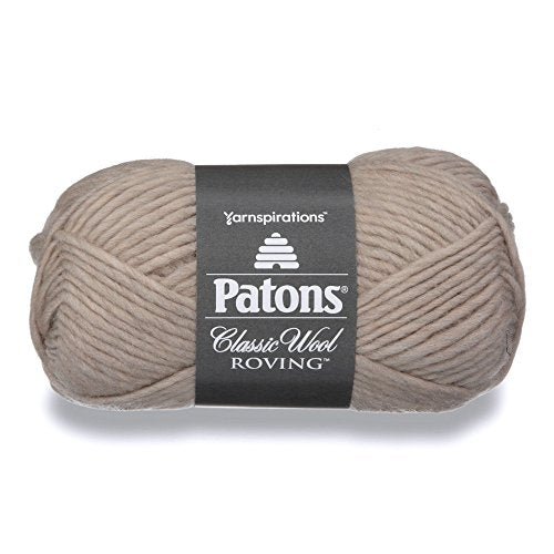 Spinrite Yarns (CA) Patons Classic Wool Roving Yarn, 3.5 oz, Natural, 1 Ball