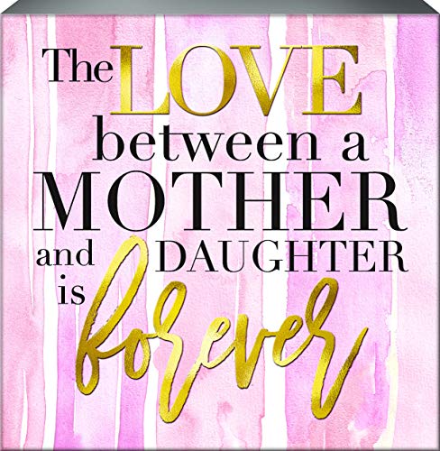 Spoontiques Mother and Daughter Box Sign, Pink