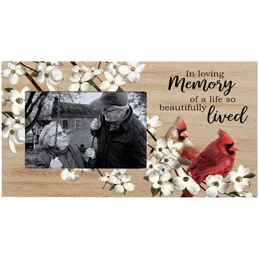 Carson Home Accents Beautifully Lived Picture Frame, Holds 4 x 6 inch Photo, Wood and Glass