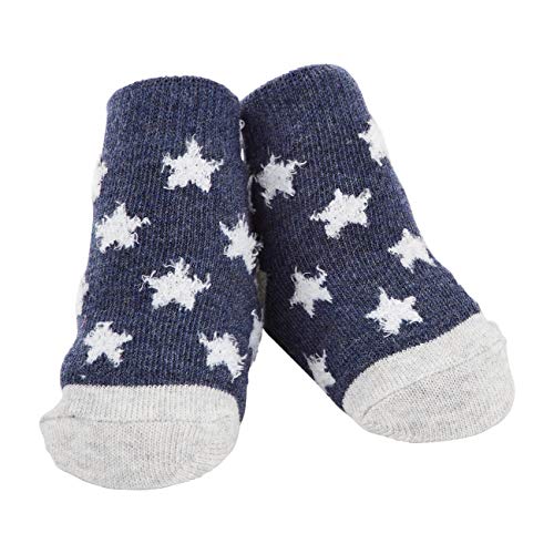 Mud Pie Navy Star Baby Socks, 12 months