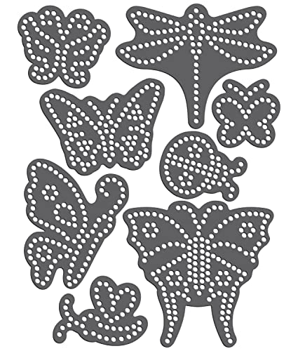 Rhinestone Genie Bugs 006 Magnetic Rhinestone Template, Black