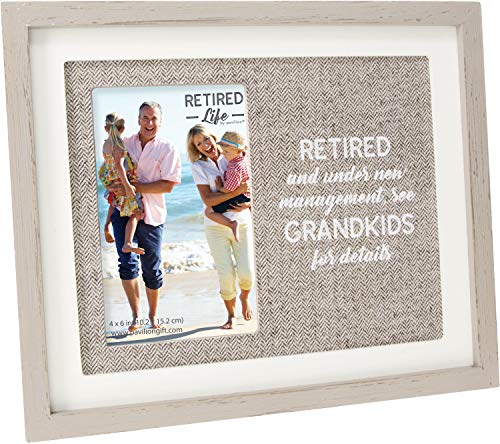 Pavilion Gift Company 23522 4 x 6 Inch Picture Frame - Easel Back Or Sawtooth Retired and Under New Management See Grandkids for Details, 4x6 inch, Beige