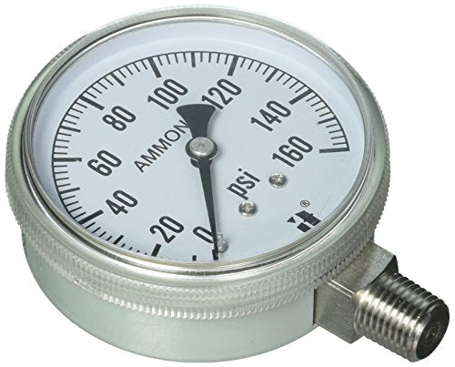 Zenport APG160 Zen-Tek Ammonia Gas Pressure Gauge, 160 PSI