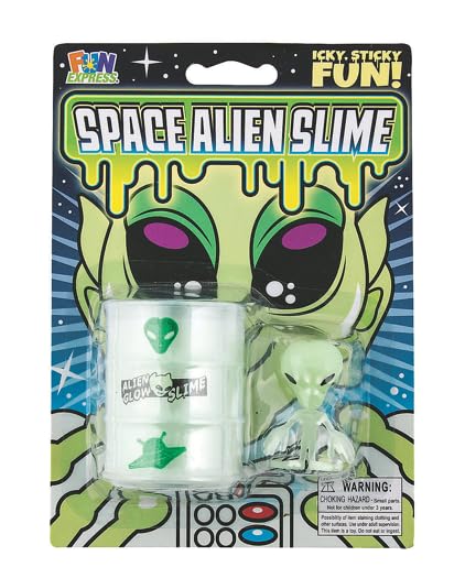 Fun Express Glow-in-the-Dark Alien Slime
