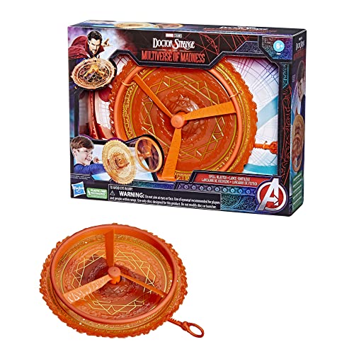 Hasbro Marvel Doctor Strange in The Multiverse of Madness Spell Blaster Turbine Disc Launcher Roleplay Toy, Toys for Kids Ages 6 and Up