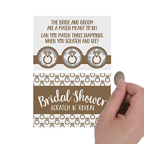 Fun Express Scratch N Win Bridal Shower Game (1 dz) for Wedding